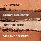 Swiss Beauty Ultimate 9 Pigmented Colors Eyeshadow Palette - Shade 02
