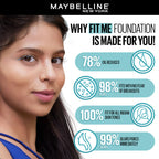 Maybelline New York Fit Me Matte + Poreless 16H Oil Control Foundation 30ml