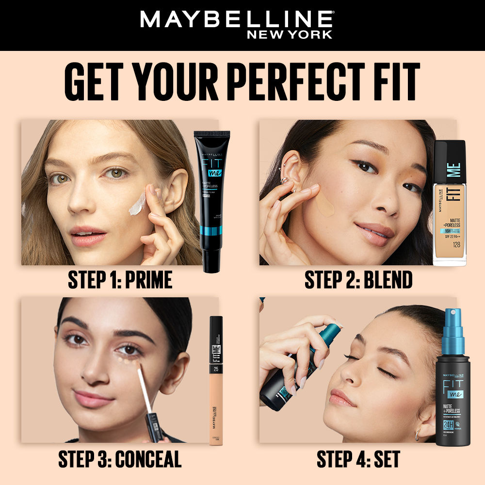 Maybelline New York Fit Me Matte + Poreless 16H Oil Control Foundation 30ml