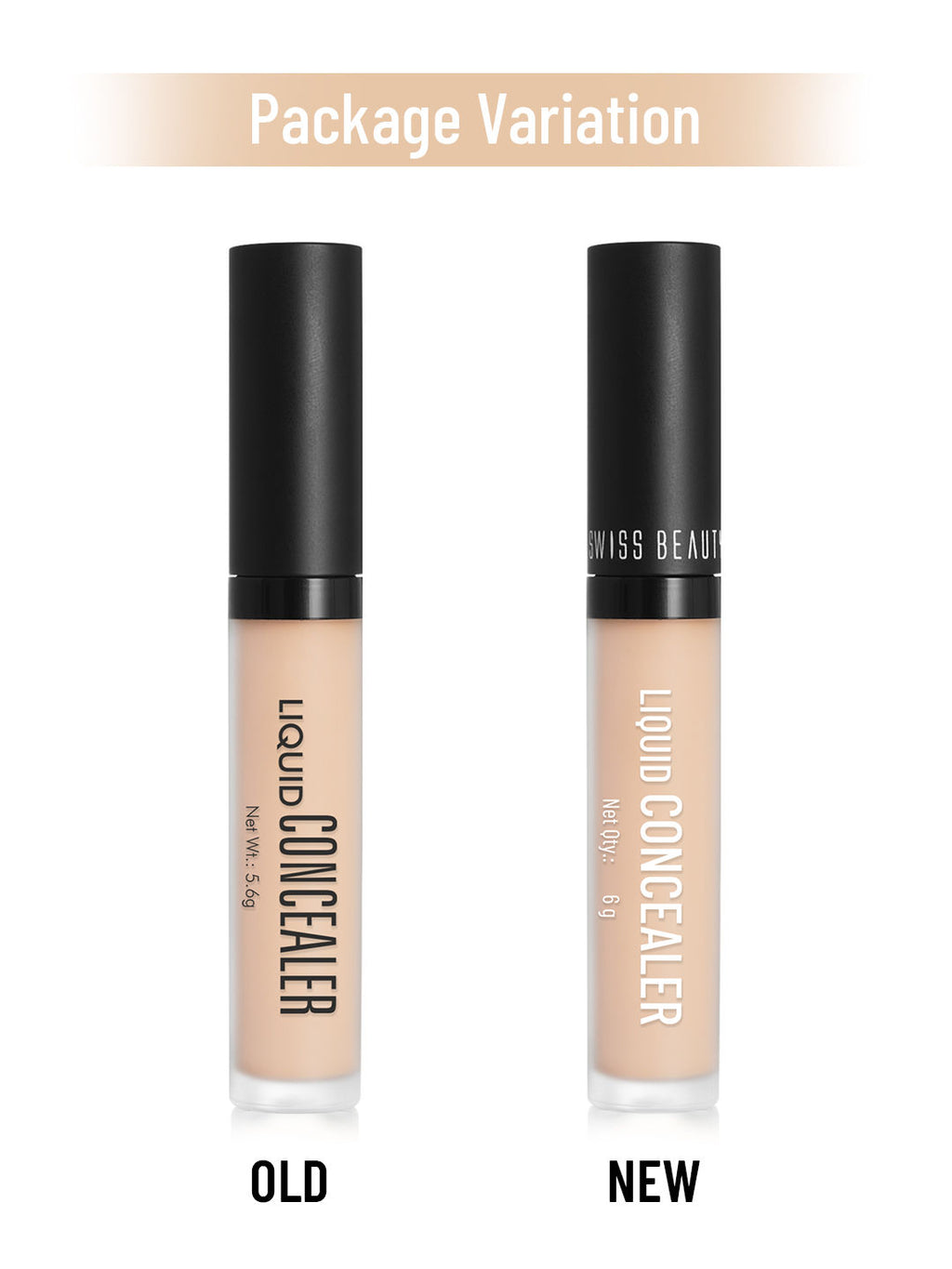 Swiss Beauty Liquid Concealer - 02 Sand Sable Full Coverage