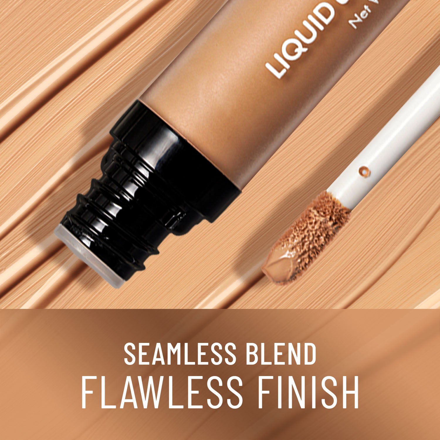 Swiss Beauty Liquid Concealer - 02 Sand Sable Full Coverage