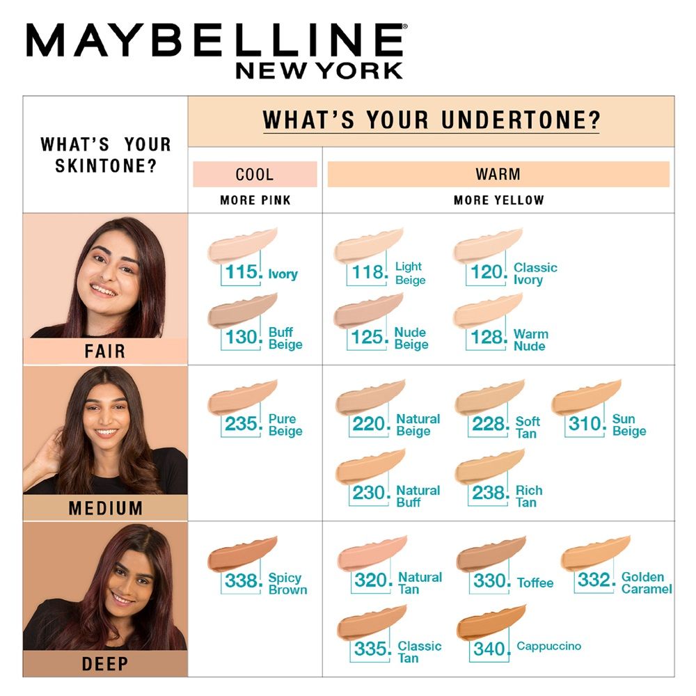 Maybelline New York Fit Me Matte + Poreless 16H Oil Control Foundation 18ml