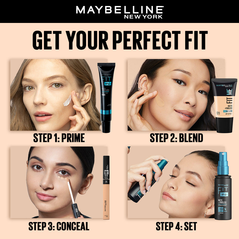 Maybelline New York Fit Me Matte + Poreless 16H Oil Control Foundation 18ml