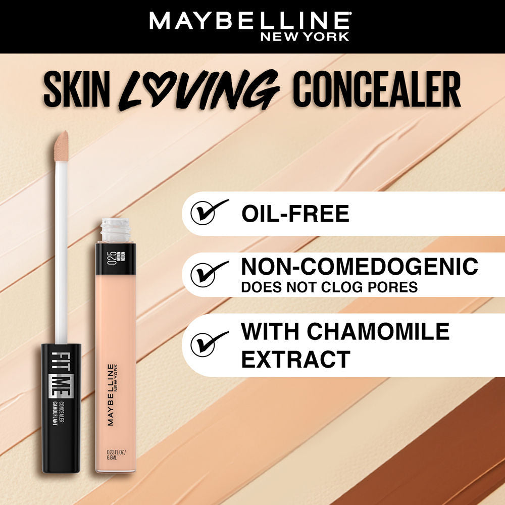 Maybelline New York Fit Me Concealer | Shade Medium 25 | 6.8ml