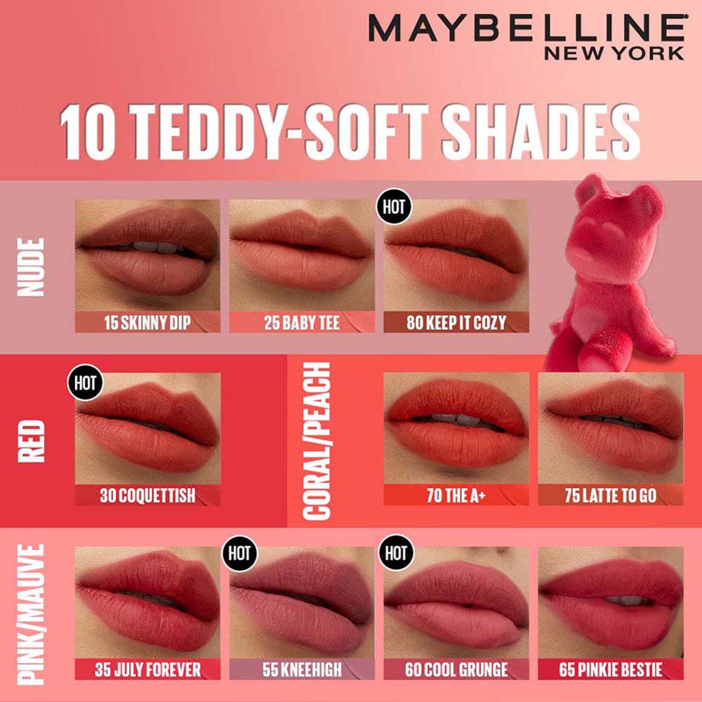 Maybelline New York Superstay Teddy Tint Lip & Cheek Color Knee High 5ml