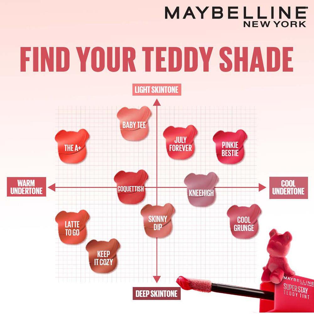 Maybelline New York Superstay Teddy Tint Lip & Cheek Color Knee High 5ml