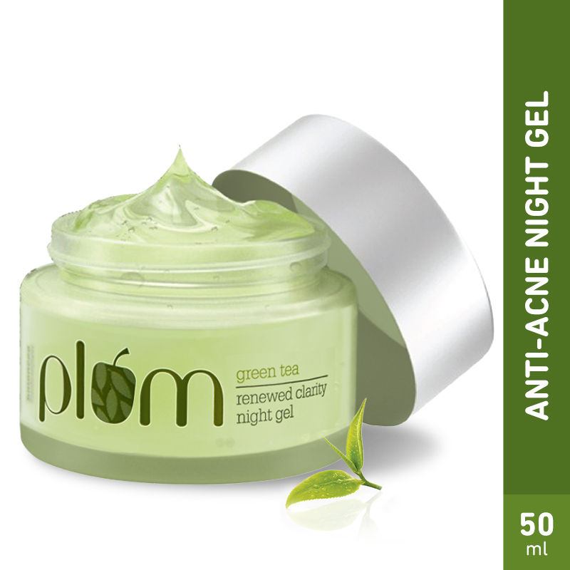 Plum Green Tea Night Gel Cream with Glycolic Acid 50ml