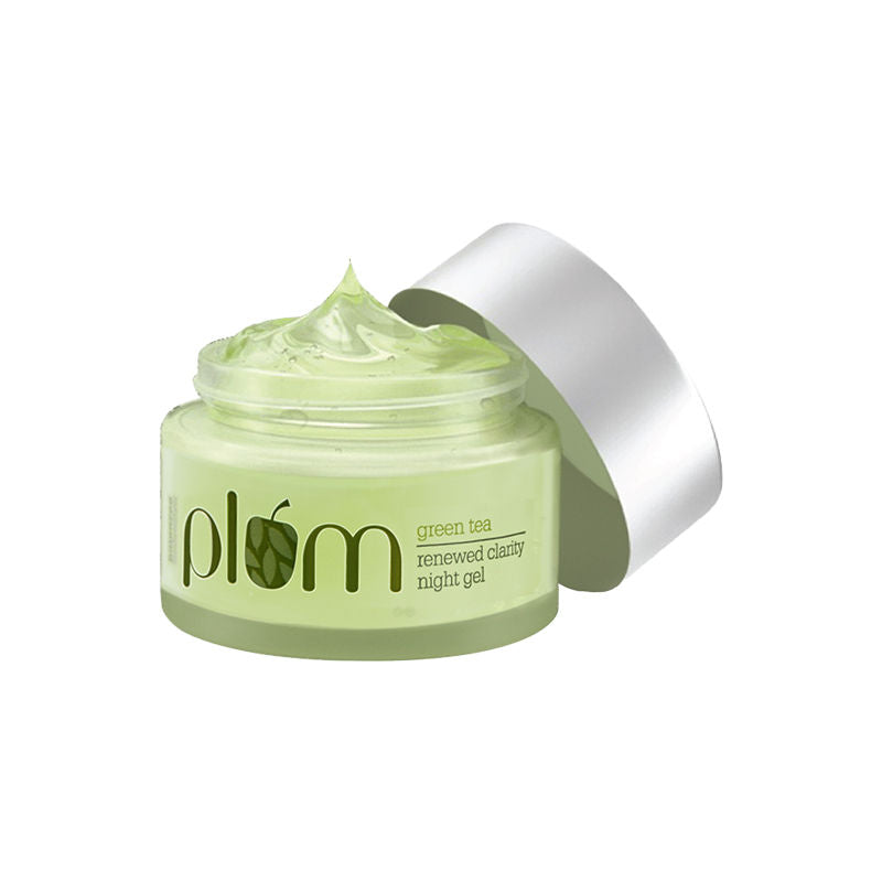 Plum Green Tea Night Gel Cream with Glycolic Acid 50ml
