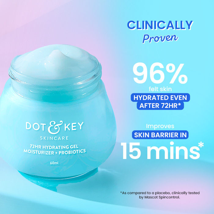 Dot & Key 72HR Hydrating Gel Face Moisturizer | 60ml