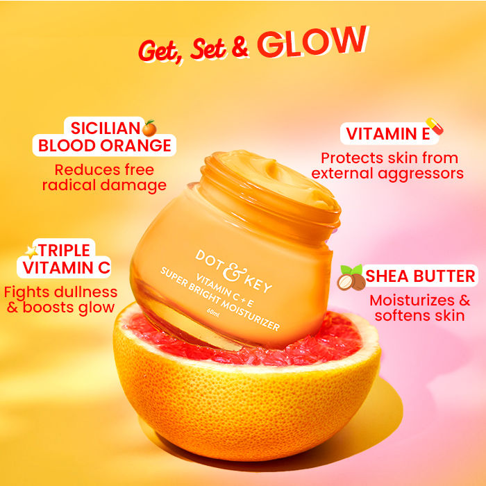Dot & Key Vitamin C + E Super Bright Face Moisturizer | 60ml