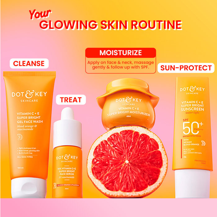 Dot & Key Vitamin C + E Super Bright Face Moisturizer | 60ml