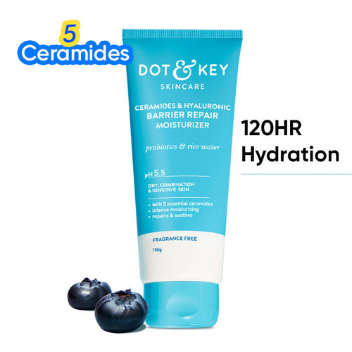 Dot & Key Hyaluronic + Ceramide Barrier Repair Hydrating Face Moisturizer 100gm