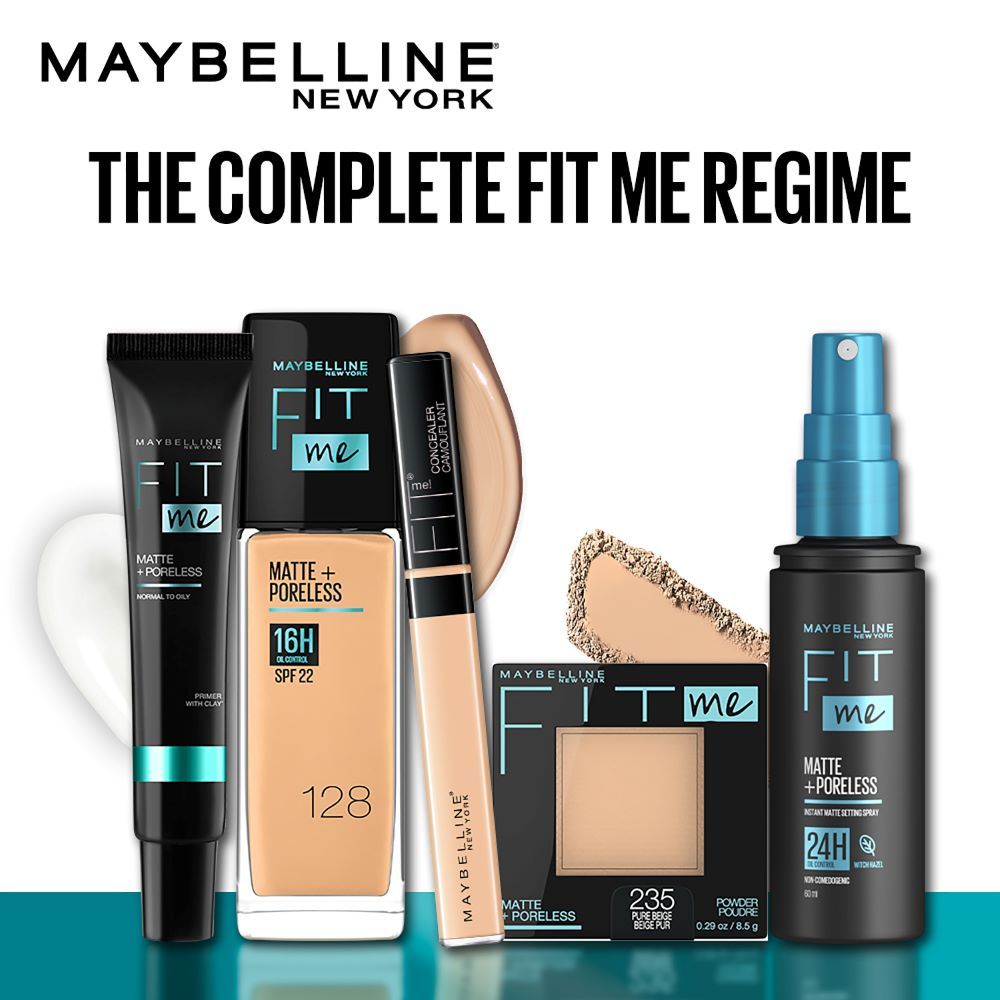 Maybelline New York Fit Me Matte + Poreless Pressed Powder 120 Classic Ivory 8.5 gm